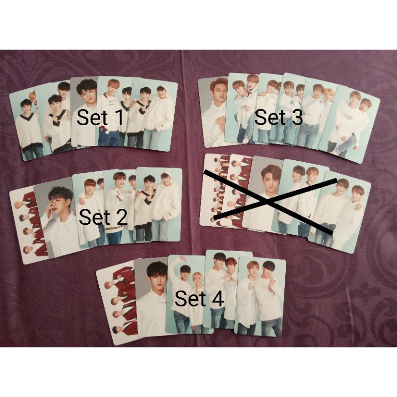 seventeen caratland 2018 soonhoon minwon wonhui trading card photocard
