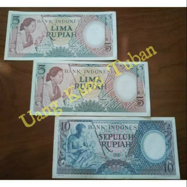 Set Uang Lama 20 Rupiah Asli Indonesia