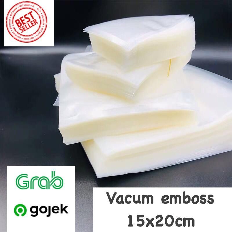 plastik vacum embos| kemasan vacum embosses |plastik vacum makanan terlaris(50pcs)