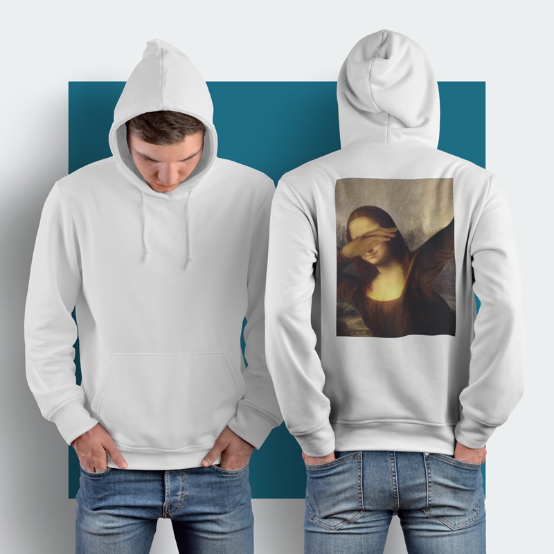 Hoodie Monalisa Dab Hoodie Jumper Casual Pullover Hoodie Unisex [Bisa COD] New Hoodie