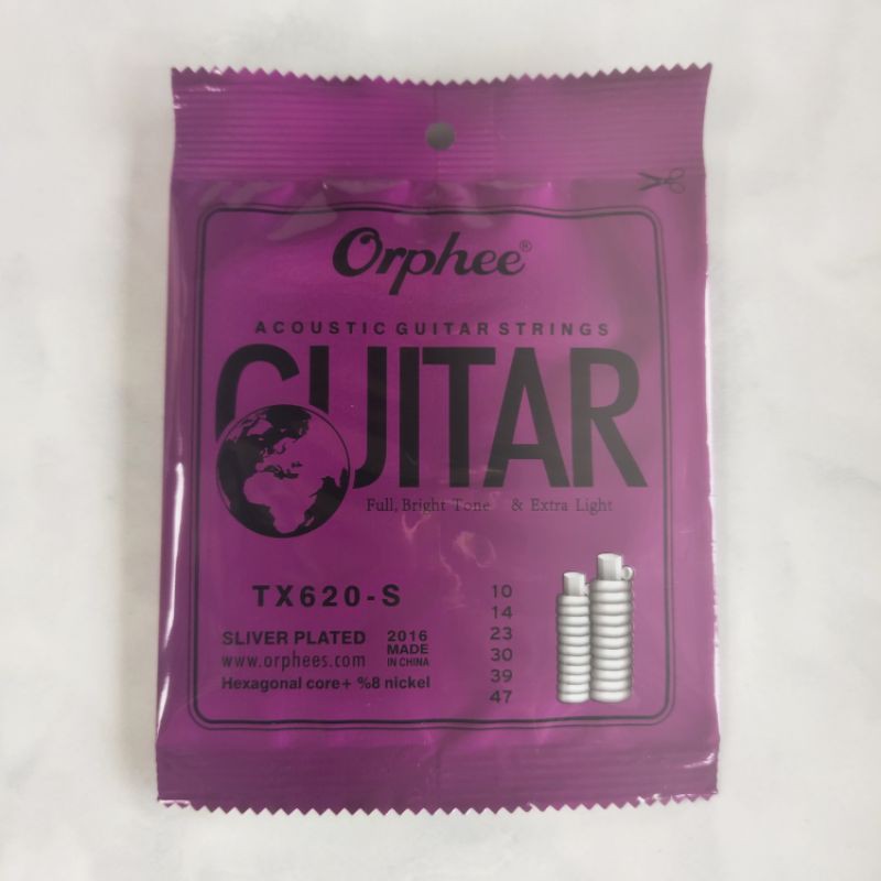 SENAR GITAR ORPHEE AKUSTIK 010 TX620-S ORIGINAL