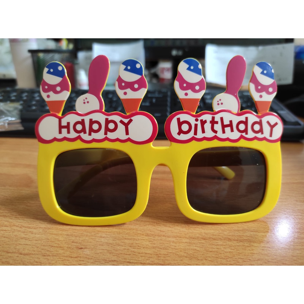 Kacamata Pesta Ulang Tahun Happy Birthday Dekorasi Party Glasses 003