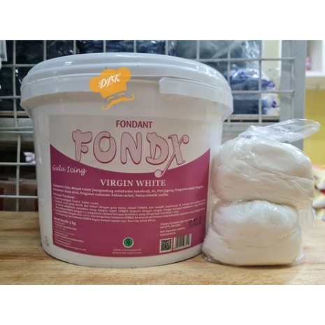 

fondant 250gram fondx fondex dekor hiasan kue