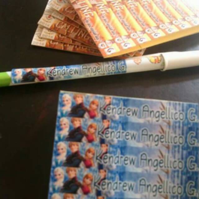 

Stiker lilit pensil