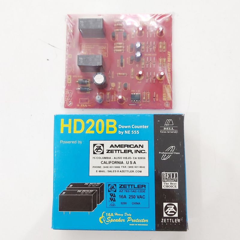 Kit Speaker Protector 20A BELL Heavy Duty Relay 20 Amper