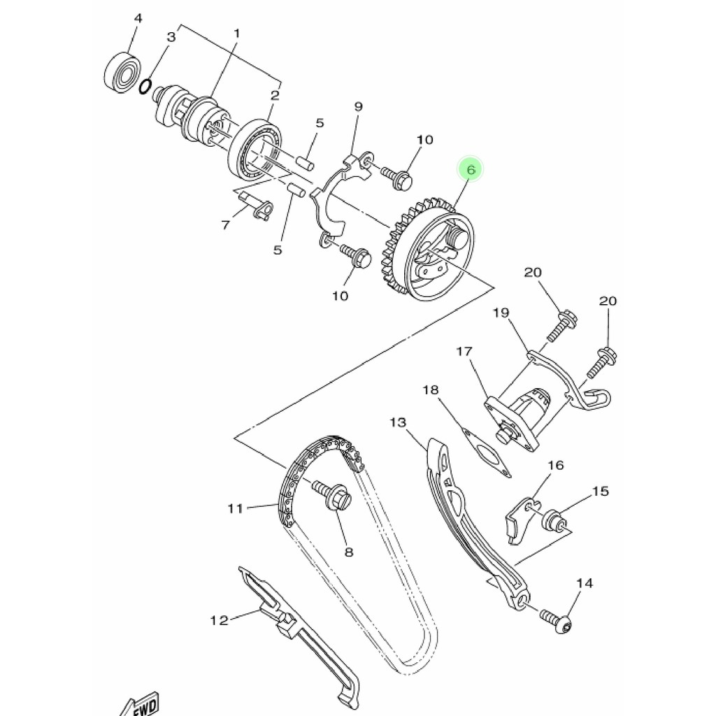 DECOMPRESSION ASSY GIR GEAR GIGI SENTRIK KETENG VIXION NEW LED BK8 NVL NVA MX KING R15 LAMA V2 XABRE ORIGINAL YGP 2ND-E2280-00