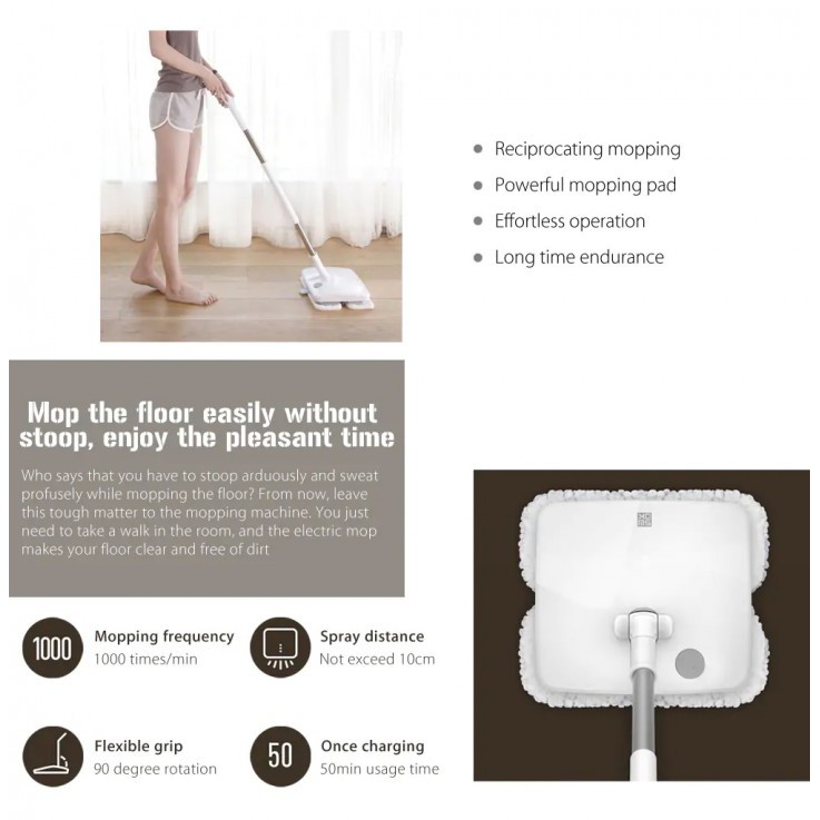 XIAOMI SWDK-D260 - Handheld Rechargeable Electric Mop Floor Cleaner