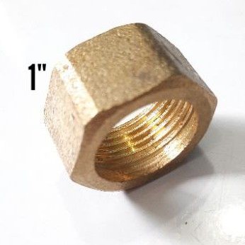 Mur Sanyo Drat dalam 1inci KUNINGAN / Mur Kopling Sanyo 1inch