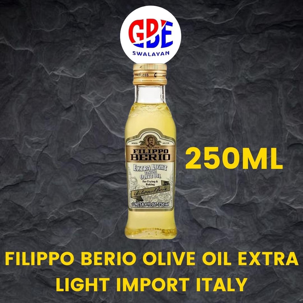 

MINYAK ZAITUN IMPORT ITALY | FILIPPO BERIO OLIVE OIL EXTRA LIGHT 250ML