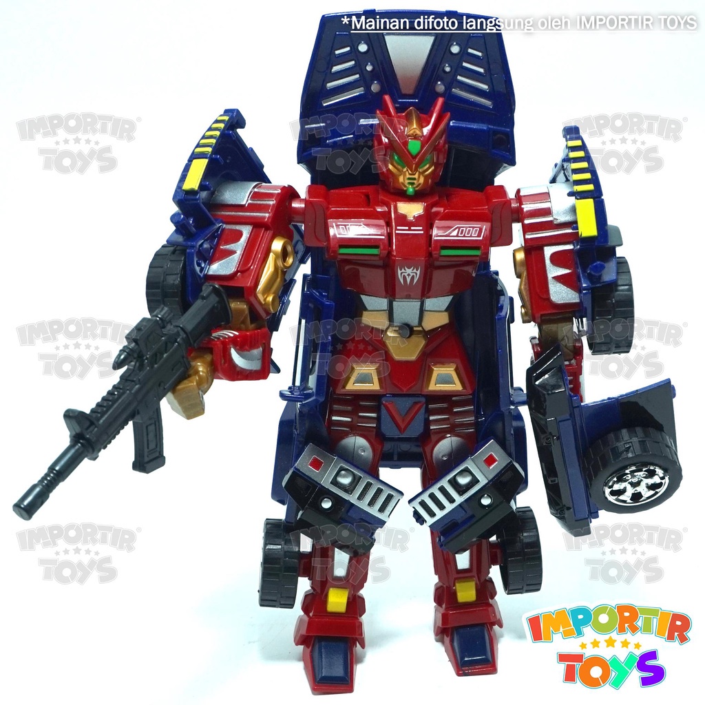 Mainan Robot Menjadi Mobil Warrior Deformation Toy Kid