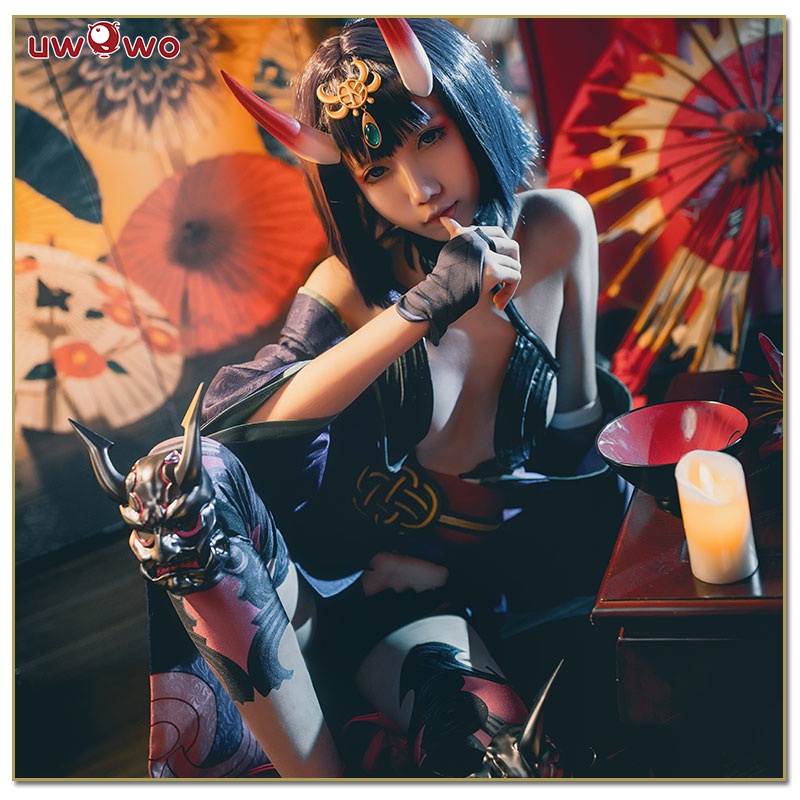 PREORDER UWOWO Fate Grand Order Shuten-douji Cosplay Costume Anime Assassin Women FGO Uniform Full S