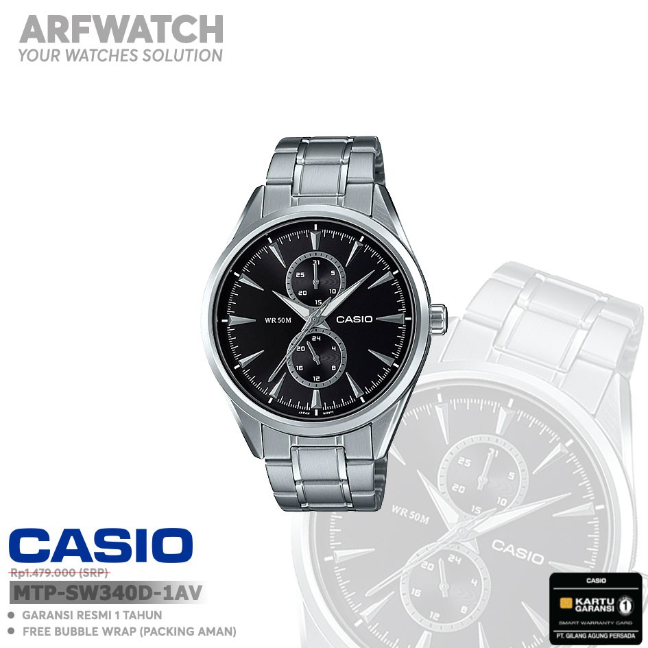 Casio General MTP-SW340D-1AV / -2AV / -7AV Original