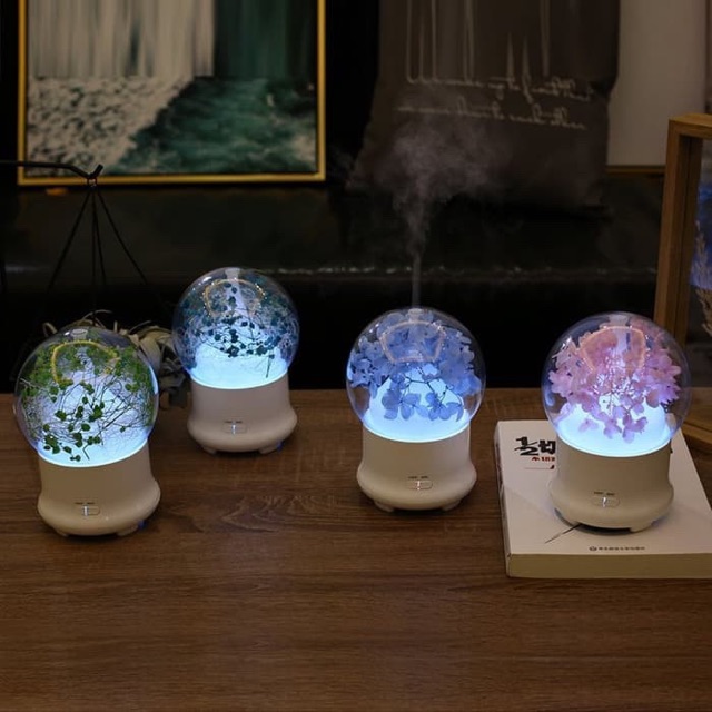 Humidifier immortal Flower 7 led color diffuser Aromatherapy Bunga - hp009 pelembap udara