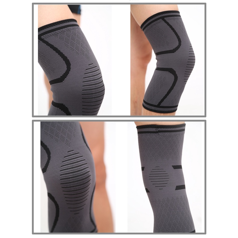 ☆Batasi diskon☆ NEW Knee Support Knee Brace Fitness Running Deker Lutut Knee Pad Kneepad Knee Support Brace Nylon Deker Lutut Knee Pad Pelindung Lutut Compression Pad Elastis