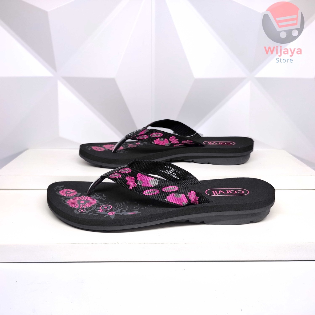 CARVIL TITANIA SANDAL WANITA CARVIL ORIGINAL SENDAL JEPIT CEWEK PEREMPUAN BERKUALITAS ROSITA DESTY FIORELLA