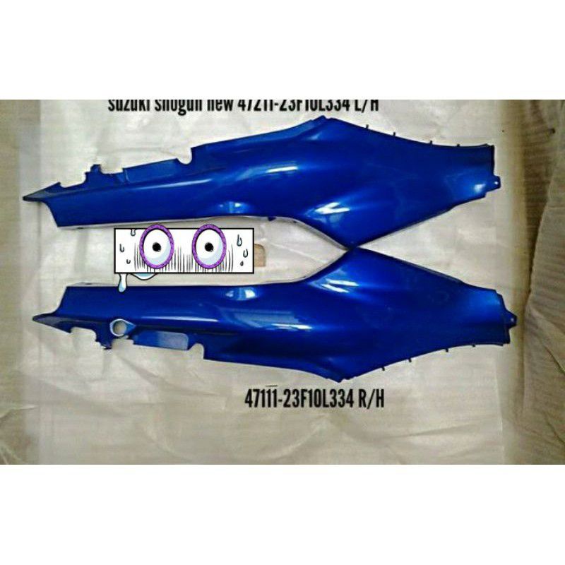 cover body bodi shogun r new 110 biru