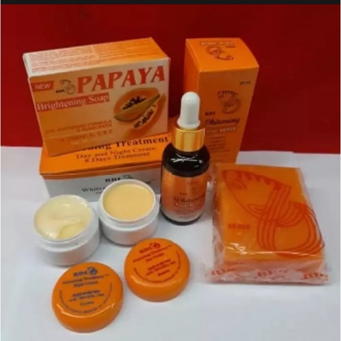 [COD]BIG PROMOORIGINAL Paket RDL 4in1 Cream RDL 8 Days Whitening Treatment / Sabun Papaya RDL / Seru