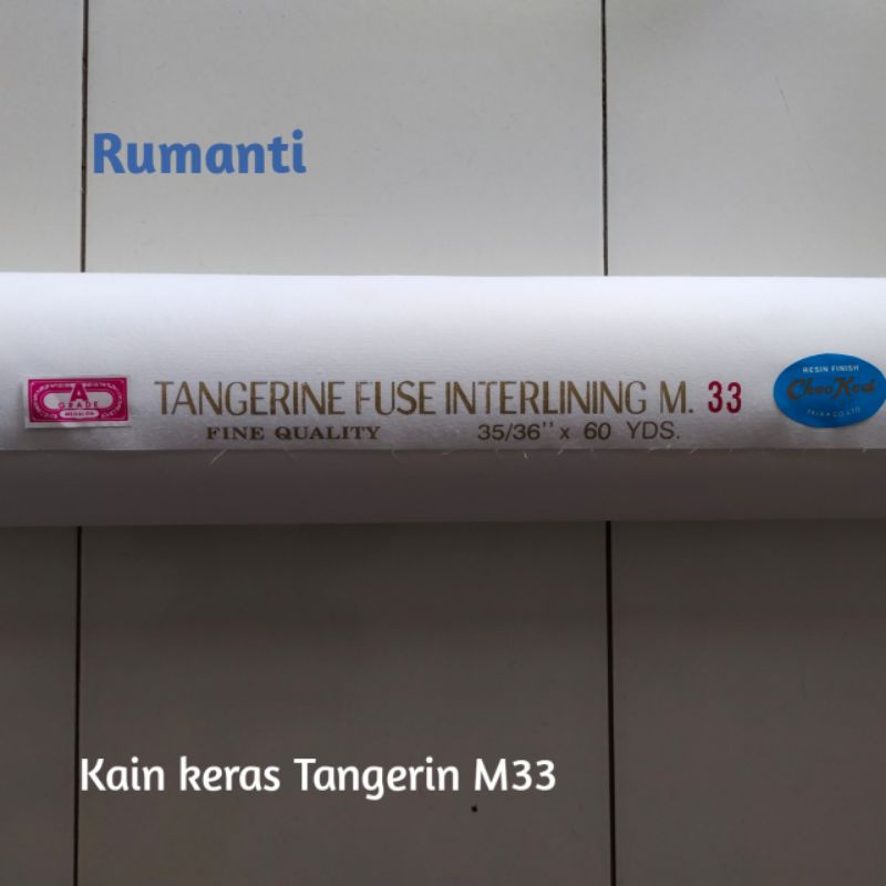 Kain keras Tangerine  M 33 (METERAN)