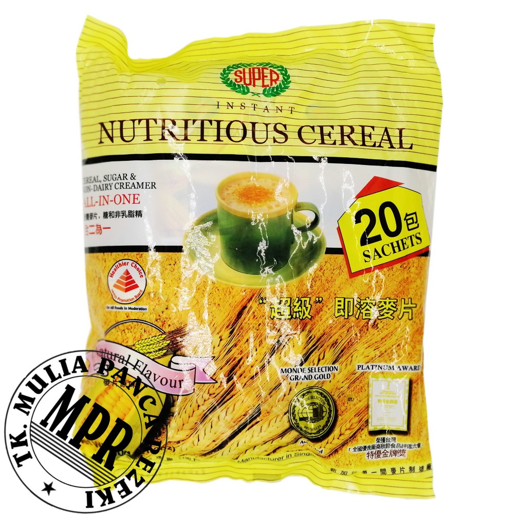 

Super Instant Nutritious Cereal Original 3in1 20's 600g