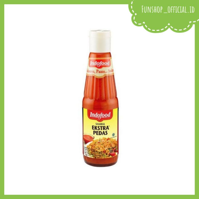 

INDOFOOD SAMBAL EKSTRA PEDAS / INDOFOOD SAMBEL PEDAS / INDOFOOD SAOS TOMAT 275ml