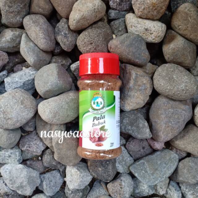 113 Biji Pala Bubuk Bumbu Giling Ground Nutmeg Powder Botol 40 gram