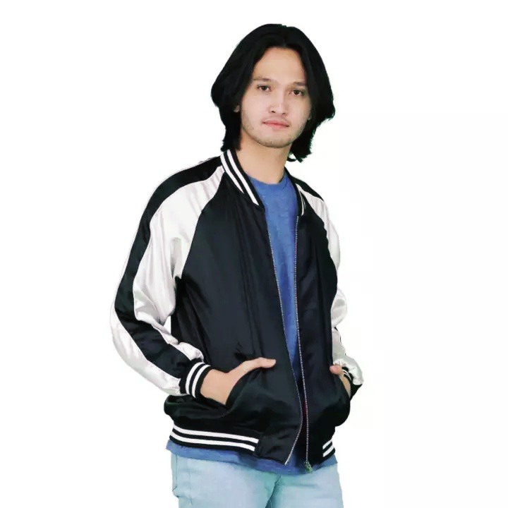 jaket bomber sukajan varsity murayama polos original kreator apparel jaket baseball