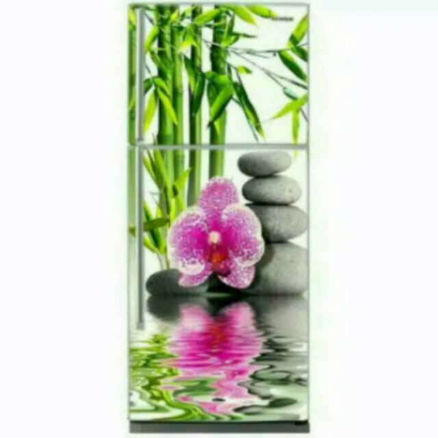 Variasi stiker kulkas 2 pintu jumbo..