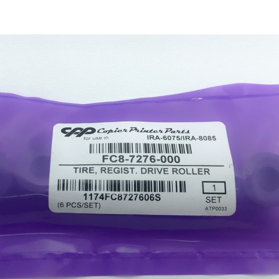 

Karet Regis Mesin Fotokopi Canon IRA 6075 FC8-7276 CPP 1Set