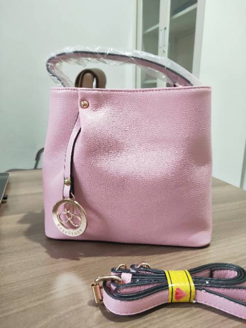 (COD) kualitas bagus tas wanita import selempang fashion bahan kulit pu handbag murah