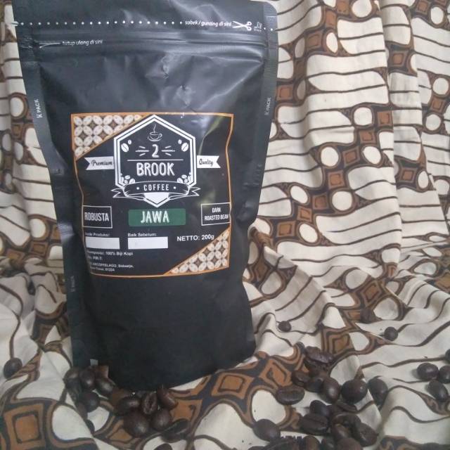 

[READY STOCK]Kopi "2 BROOK" JAWA (Roasted Bean/Bubuk) 200g