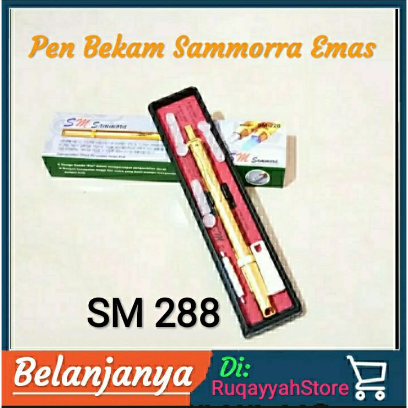 

pen Bekam Emas Sammorra SM 288 dus Original