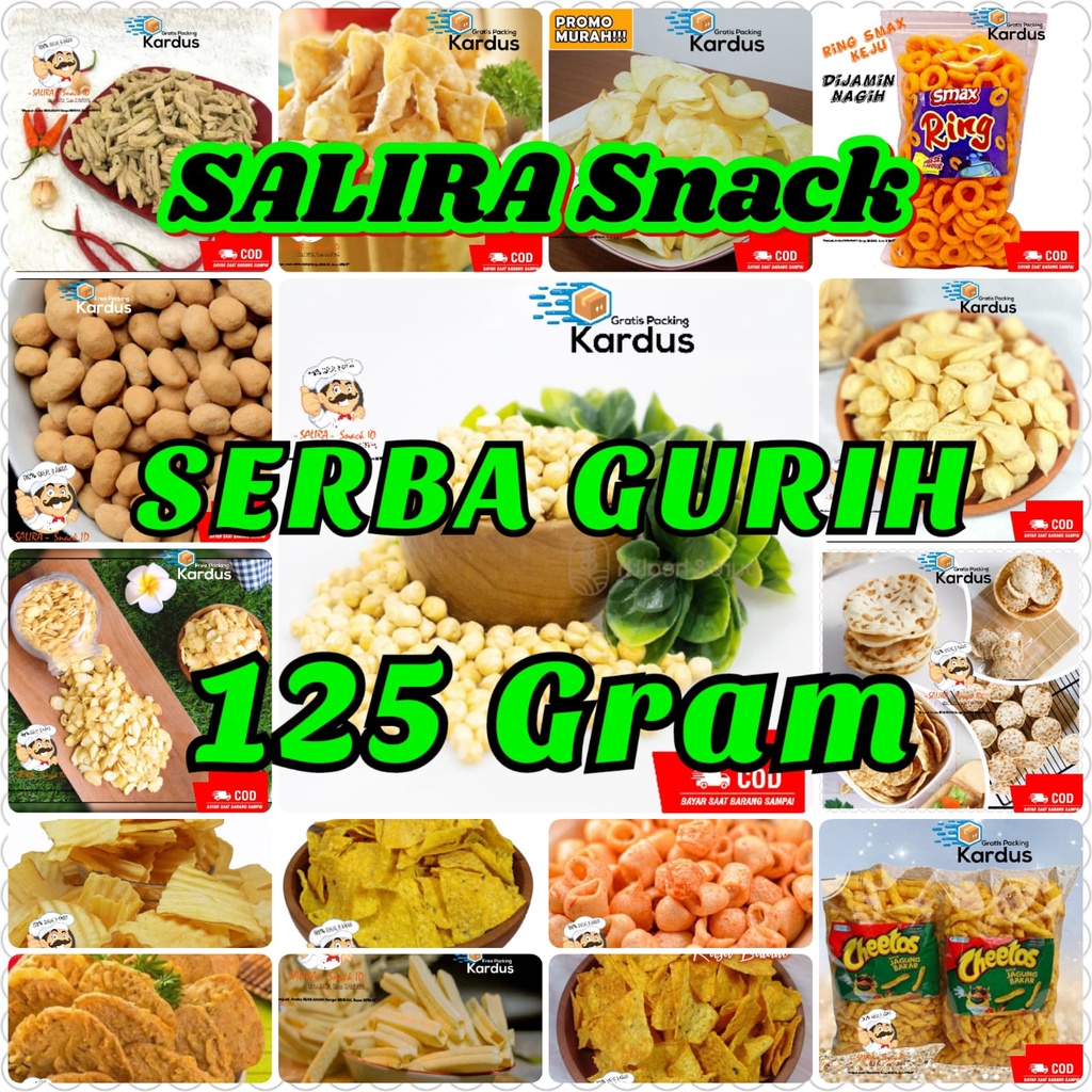 

SERBA GURIH 125g | ANEKA MAKANAN RINGAN | MURAH RASA DIJAMIN NAGIH BISA COD jajanan cemilan sehat jajanan jadul camilan gurih snack murah makanan ringan