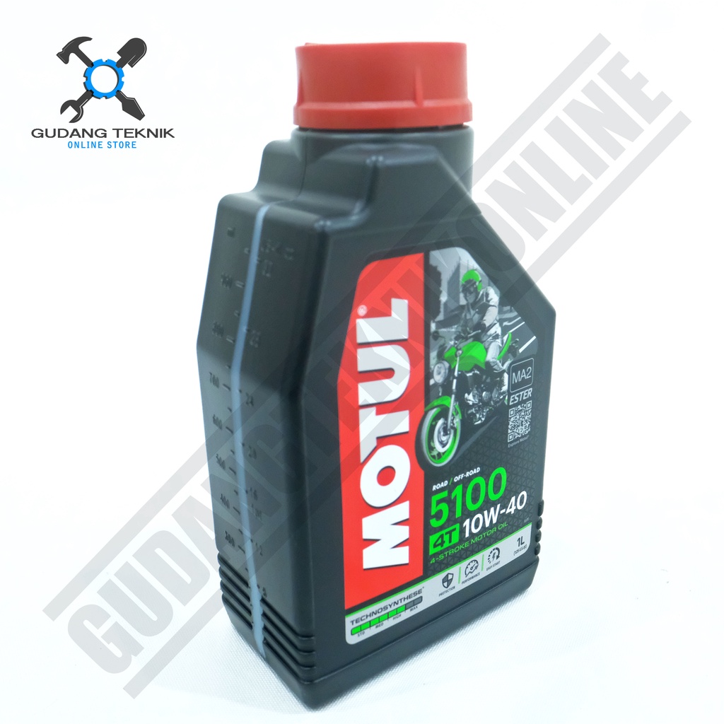 MOTUL Oli Mesin 4T 5100 ESTER 10W40 1L / MOTUL Oli Motor 15W50 1000ML 10W-40 15W-50 1Liter