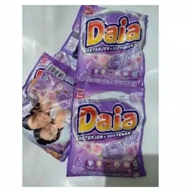 DAIA DETERGEN 6sachet x 57gr