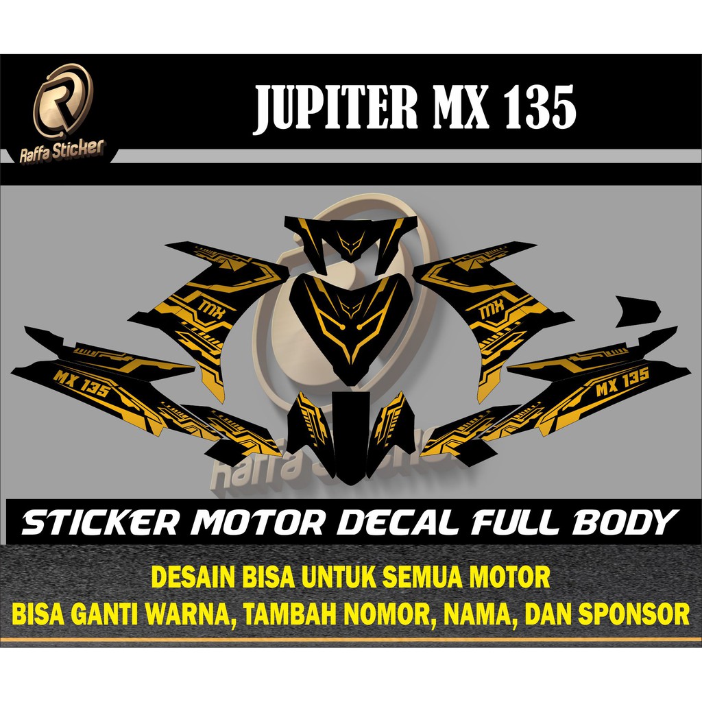 Jual stiker jupiter mx new decal jupiter mx 135 decal jupiter mx new
