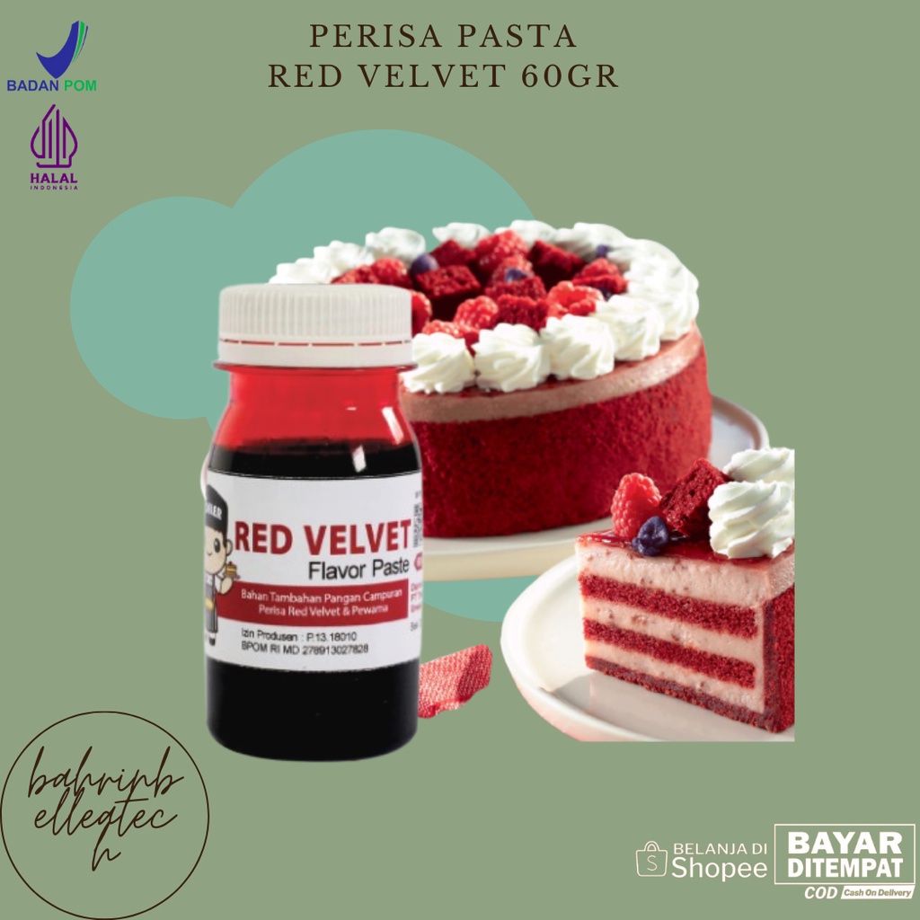 

⚡COD⚡ PERISA PASTA PEWARNA MOHLER RED VELVET 60gr / PERISA PASTA MOHLER RED VELVET 60gr COCOK UNTUK TAMBAHAN BAHAN PANGAN KUE DAN ICE CREAM / PERISA PASTA RED VELVET 60gr BISA BUAT MINUMAN BUKA PUASA / MOHLER Pasta perisa RED VELVET