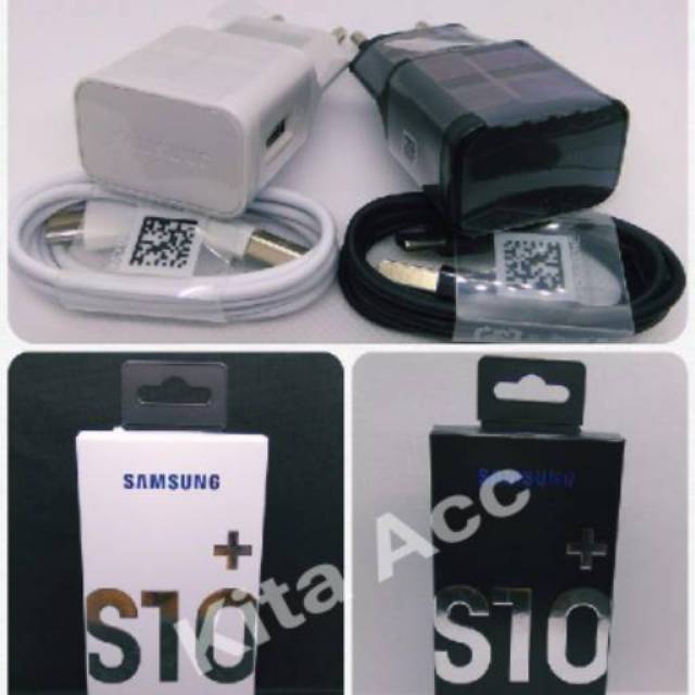 Charger Ori 100% Samsung S10 Tc Ori Samsung Fast Charging Micro Usb &amp; Tipe C