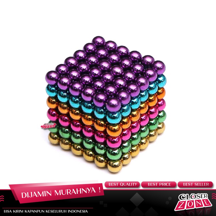 Mainan Magnetik Force Magic Bucky Ball Leisure Time - Multi-Color