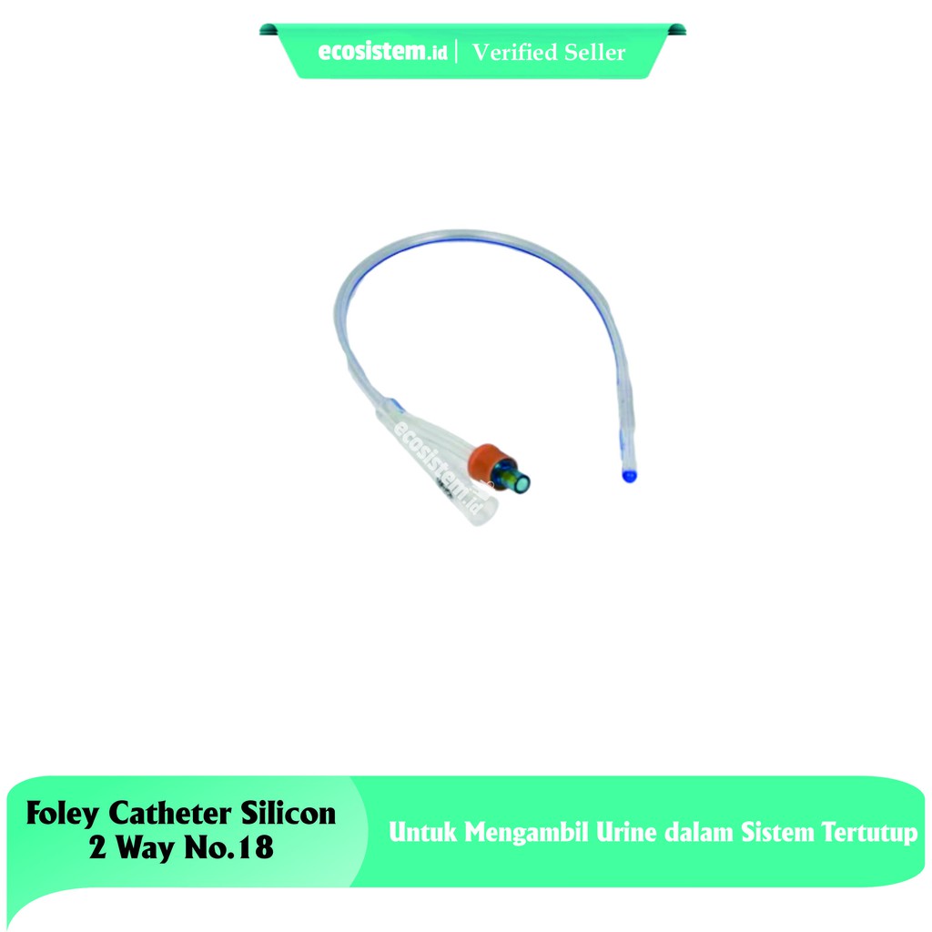 Foley Catheter Silicon 2 Way No 18