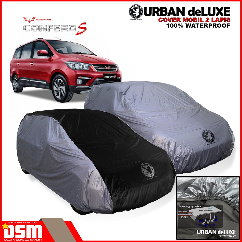 Urban Deluxe Cover Mobil 2 Lapis Wuling Confero S / 100% Waterproof Dan Anti Gores