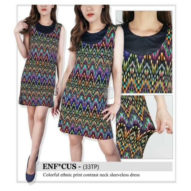 Enfocus Colorful ethnic dress