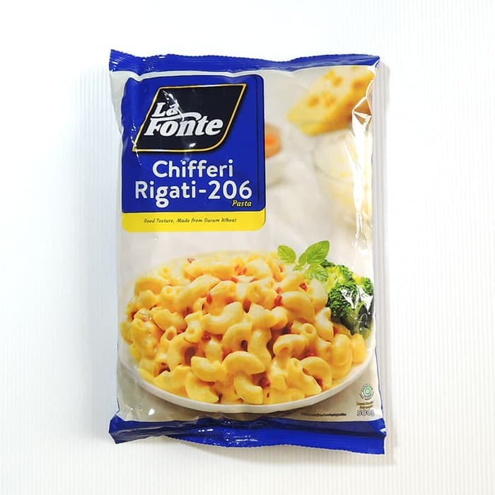 

LA FONTE MACARONI PASTA CHIFERI RIGATI NO 206 500 GR / MAKARONI