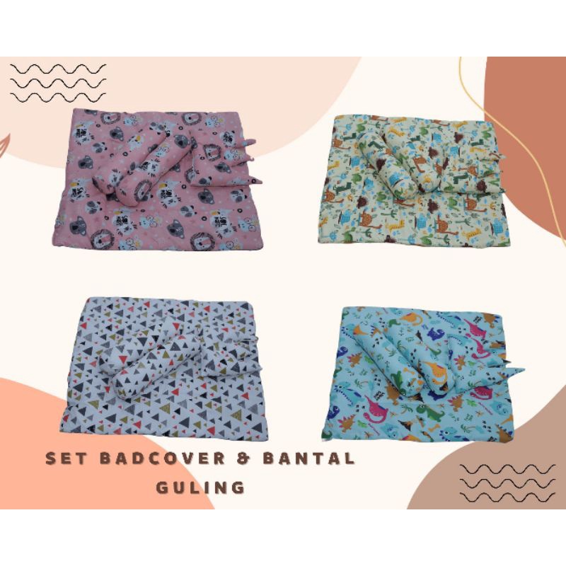 Set Badcover Dan Bantal Guling Termurah