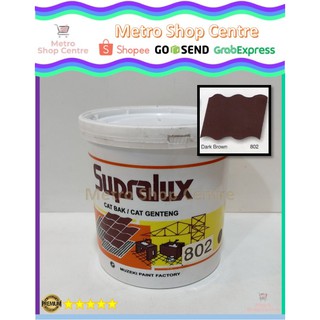 Jual Supralux - Cat Bak / Genteng / Kolam No.802 (Dark Brown) / Coklat