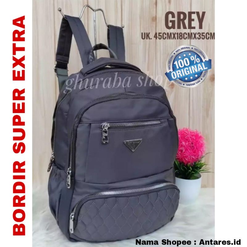 Original Tas Ransel Chibao Laptop JUMBO wanita Import Korea 14 Inch Anti Air Terbaru Limited Edition