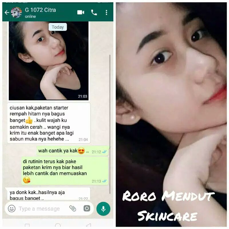 Roro Mendut Starter Rempah Hitam Whitening