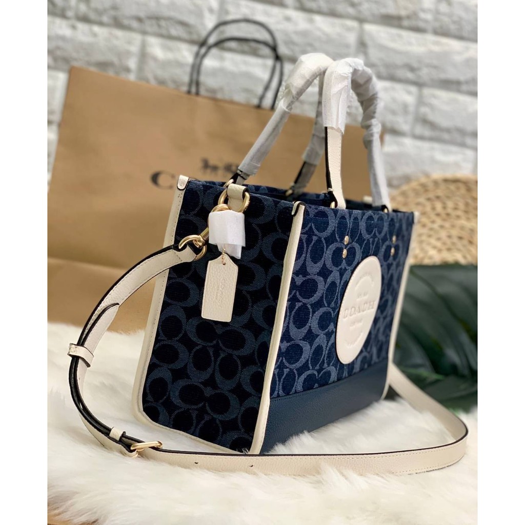 COACH DEMPSEY CARRYALL IN SIGNATURE JACQUARD WITH PATCH (COACH C2826)Factory outlet