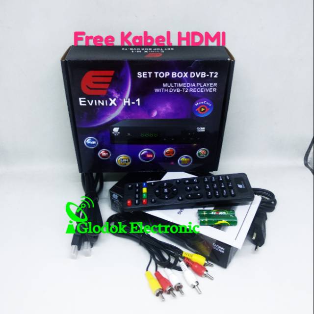 Set Top Box Tv Digital Evinix H1 Receiver Digital Tv Evinix H 1 Mpeg4 Hd Shopee Indonesia
