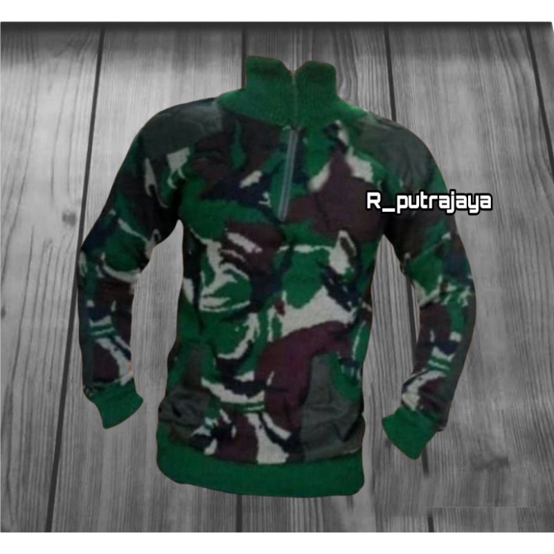 sweater rajut loreng