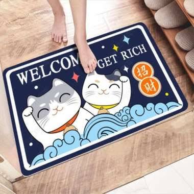 KESET HOME KARAKTER CUTE / KESET LANTAI MOTIF ANTI SLIP